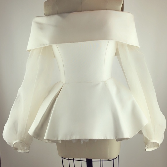 Elizabeth Kennedy Blouse white Size2